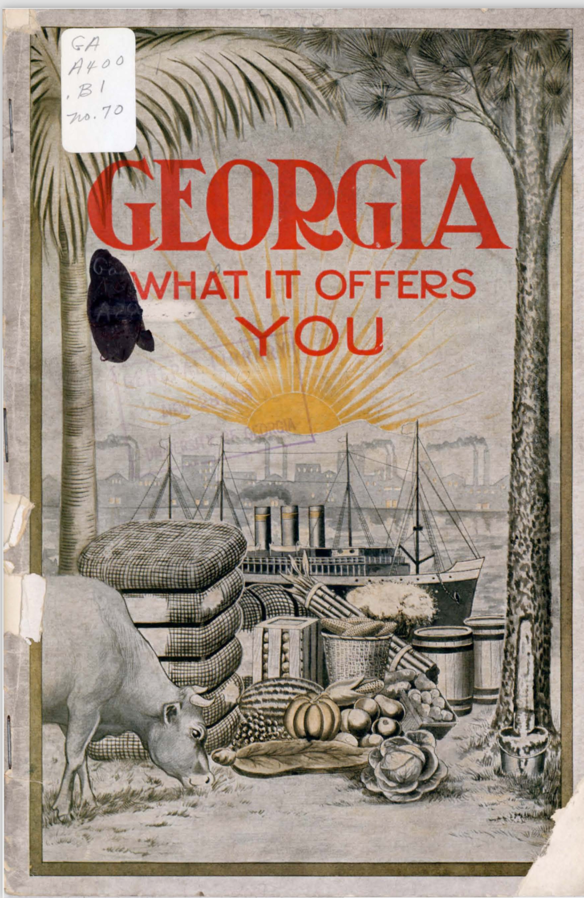 (1916) Cover of the 1916 ag handbook.