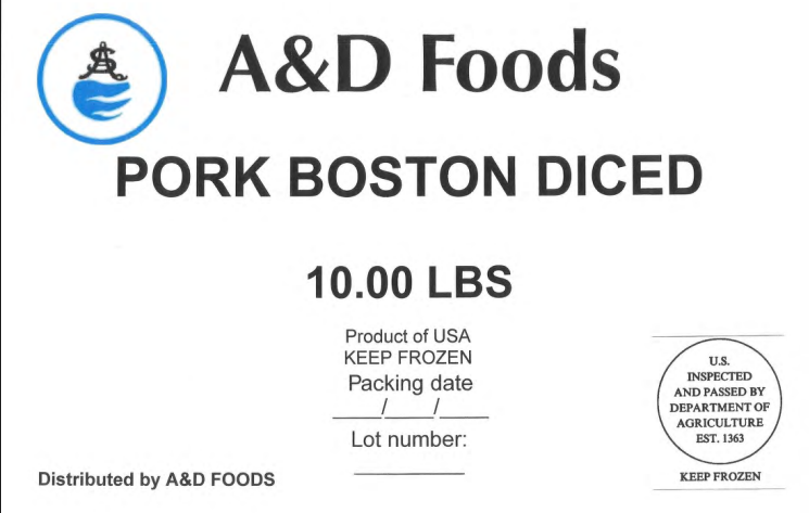 Star Meat Delivery Inc. Recalls Raw Pork, Beef, and Goat Products Produced Without the Benefit of Inspection