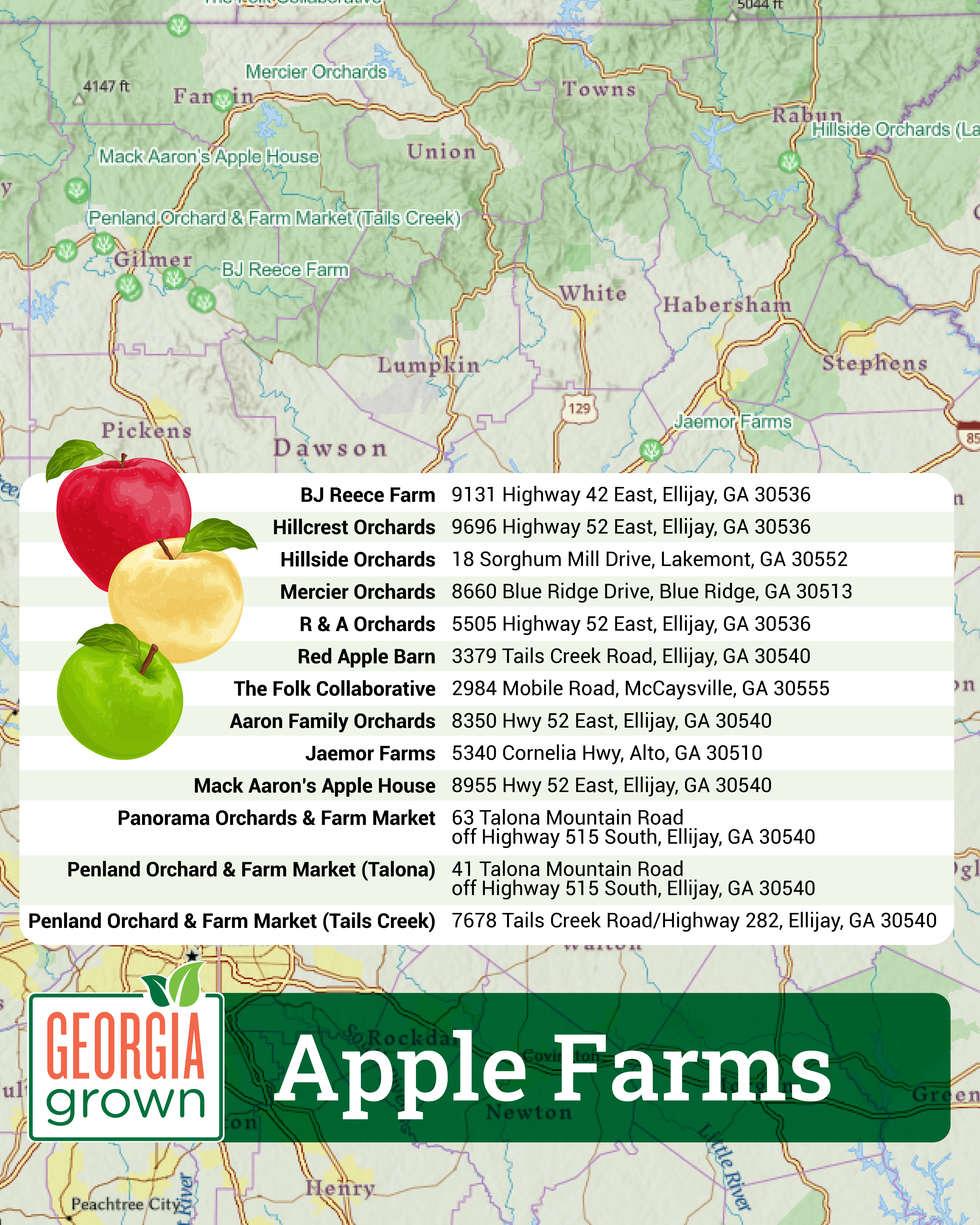 Statewide Apple Orchards Map Preview Statewide Apple Orchards Map Preview