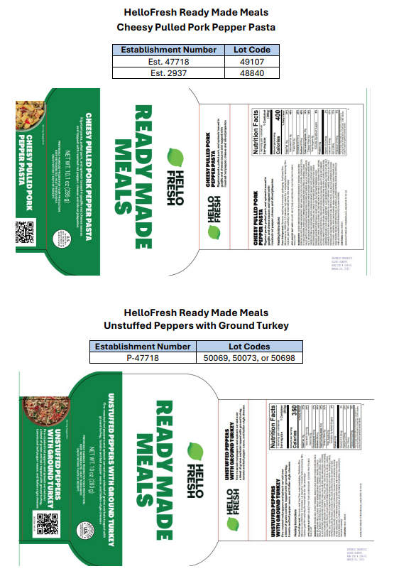 FSIS Issues Public Health Alert For Ready-To-Eat Meals Containing Spinach That May Be Contaminated With Listeria