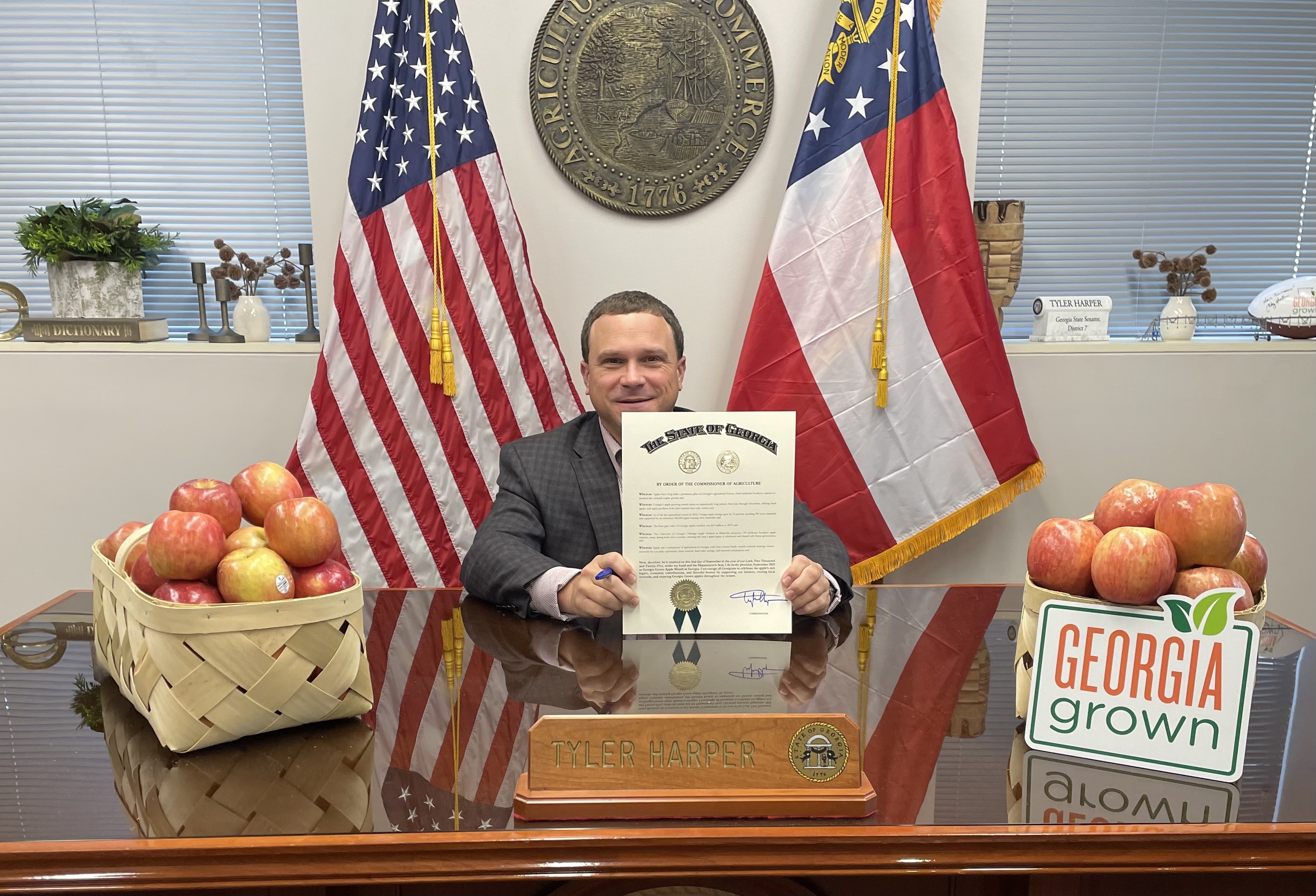 Georgia Agriculture Commissioner Declares September “Georgia Grown Apple Month,” Unveils Statewide Apple Orchards Map Georgia Agriculture Commissioner Declares September “Georgia Grown Apple Month,” Unveils Statewide Apple Orchards Map