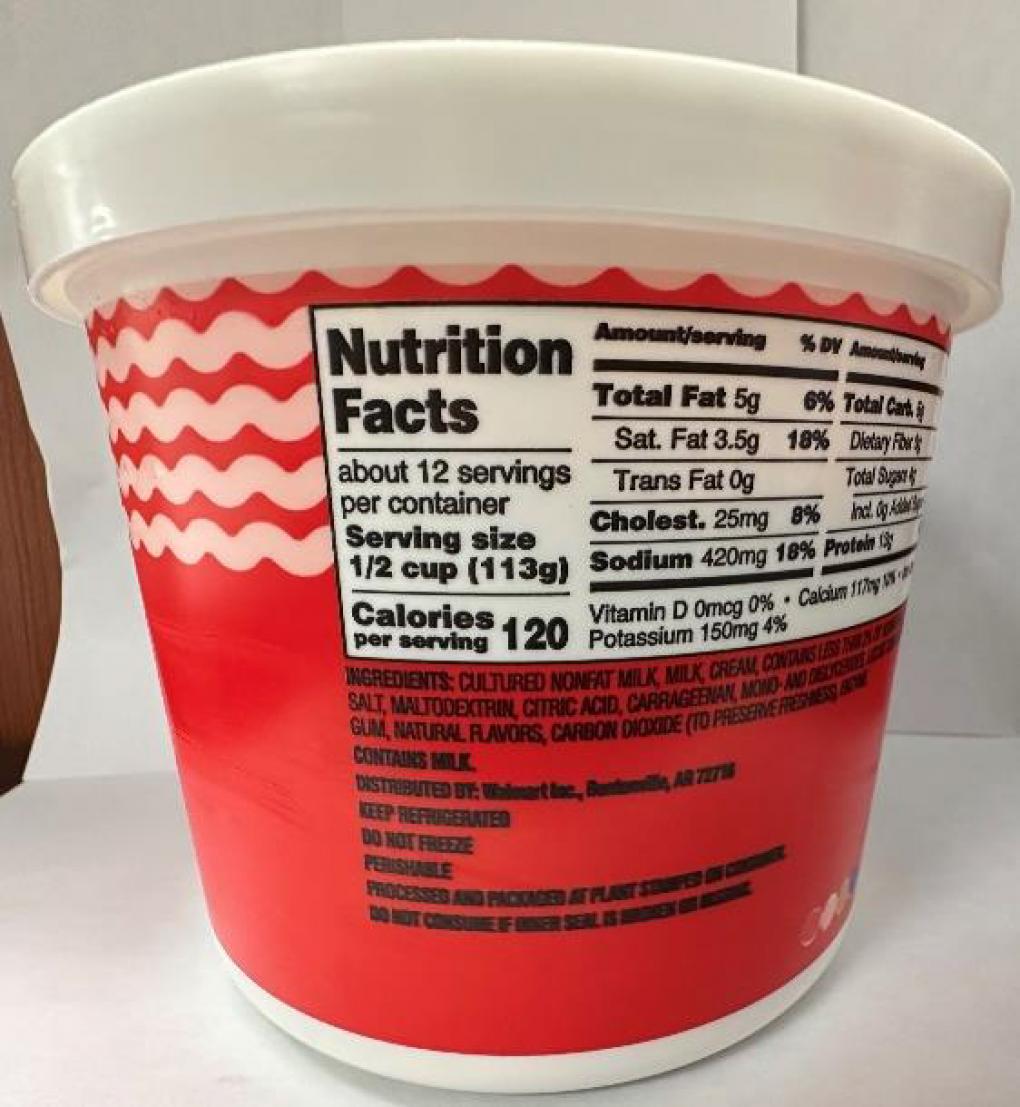 Saputo USA Recalls Great Value Cottage Cheese Because of Possible Health Risk Saputo USA Recalls Great Value Cottage Cheese Because of Possible Health Risk