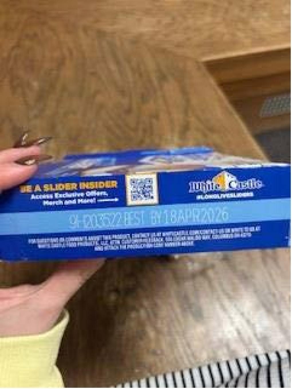 White Castle Frozen Food Division Recalls Frozen 4-Count Cartons of Original Sliders Due to Undeclared Milk and Soy