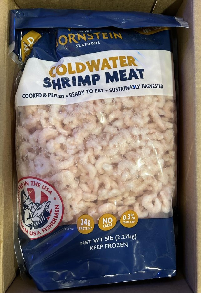 Cooked & Peeled Ready-to-Eat Coldwater Shrimp Meat recalled due to potential Listeria monocytogenes contamination