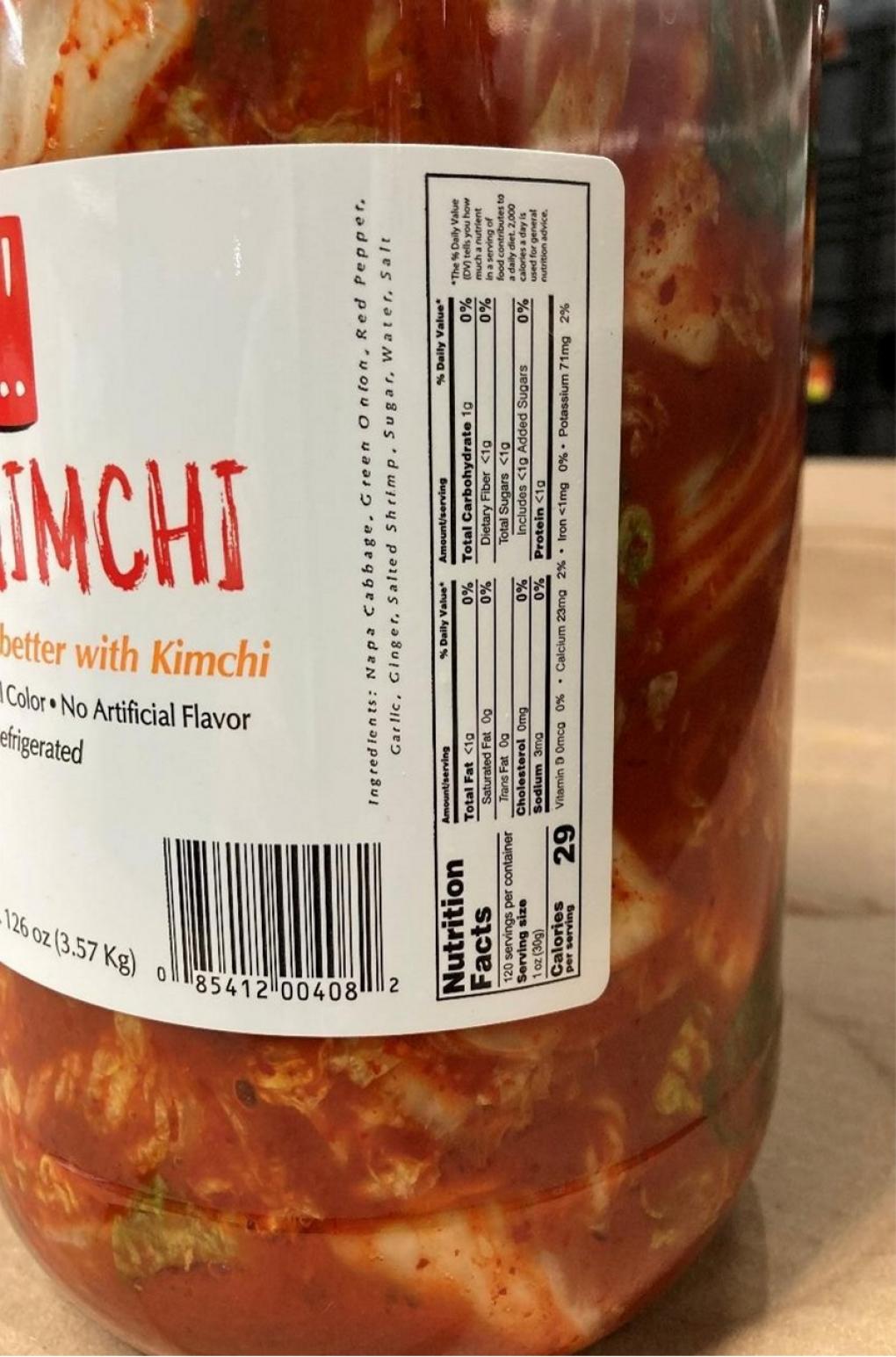 Ocinet, Inc., Recalls “…And Kimchi” Branded Sliced Kimchi Because the Product Contains Undeclared Fish (Anchovies)