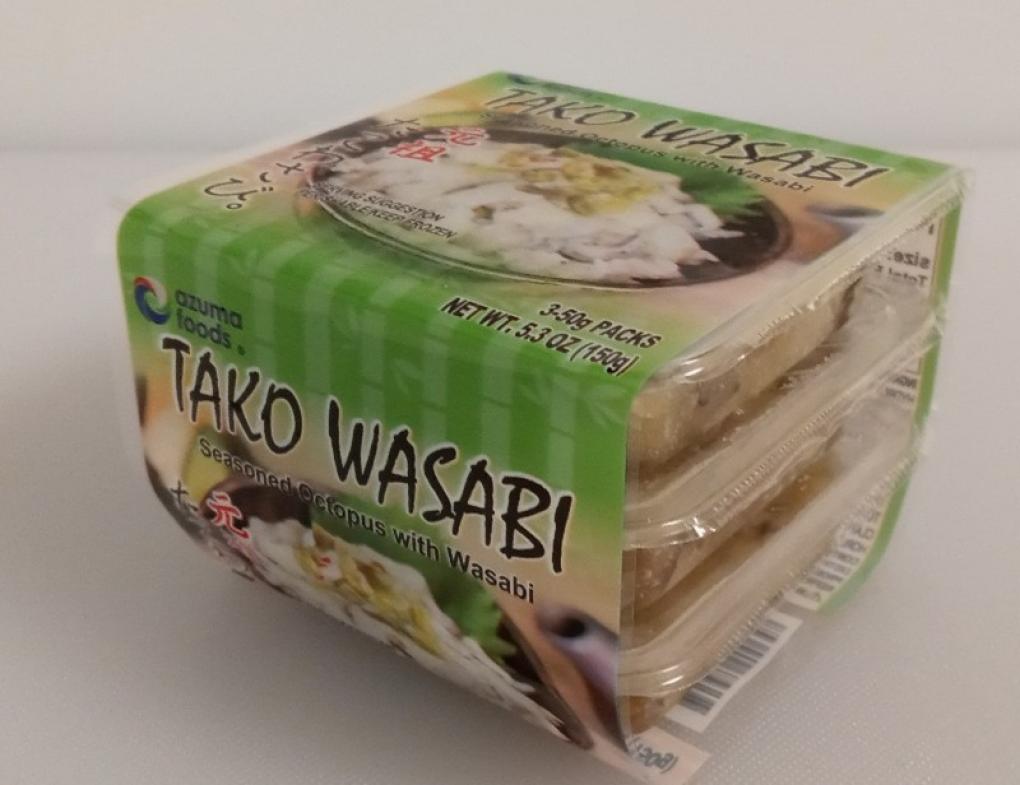 Azuma Foods International, Inc. Issues Allergy Alert on Undeclared Fish in Tako Wasabi