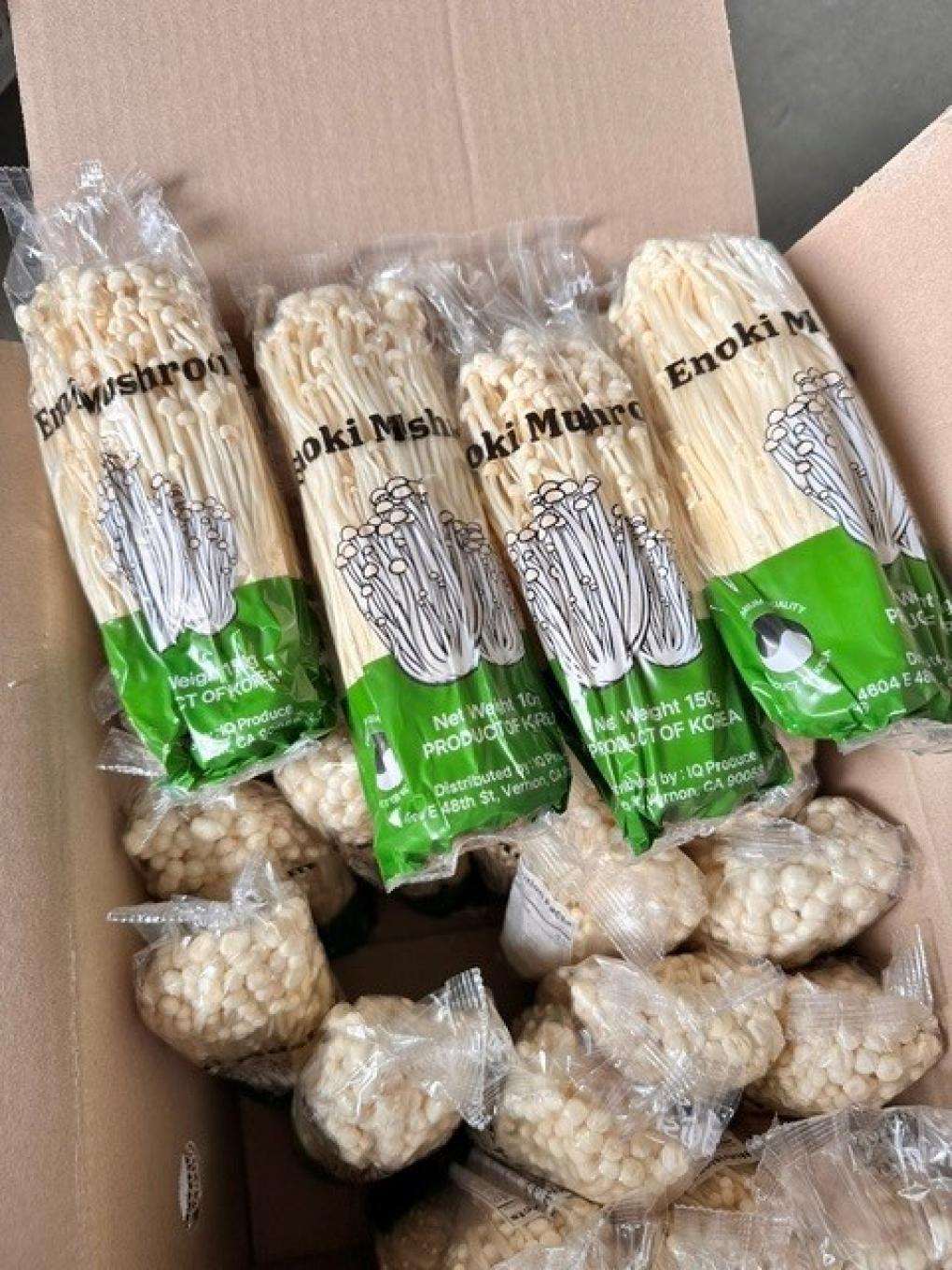 IQ Produce LCC. Recalls Enoki Mushrooms Because of Possible Health Risk