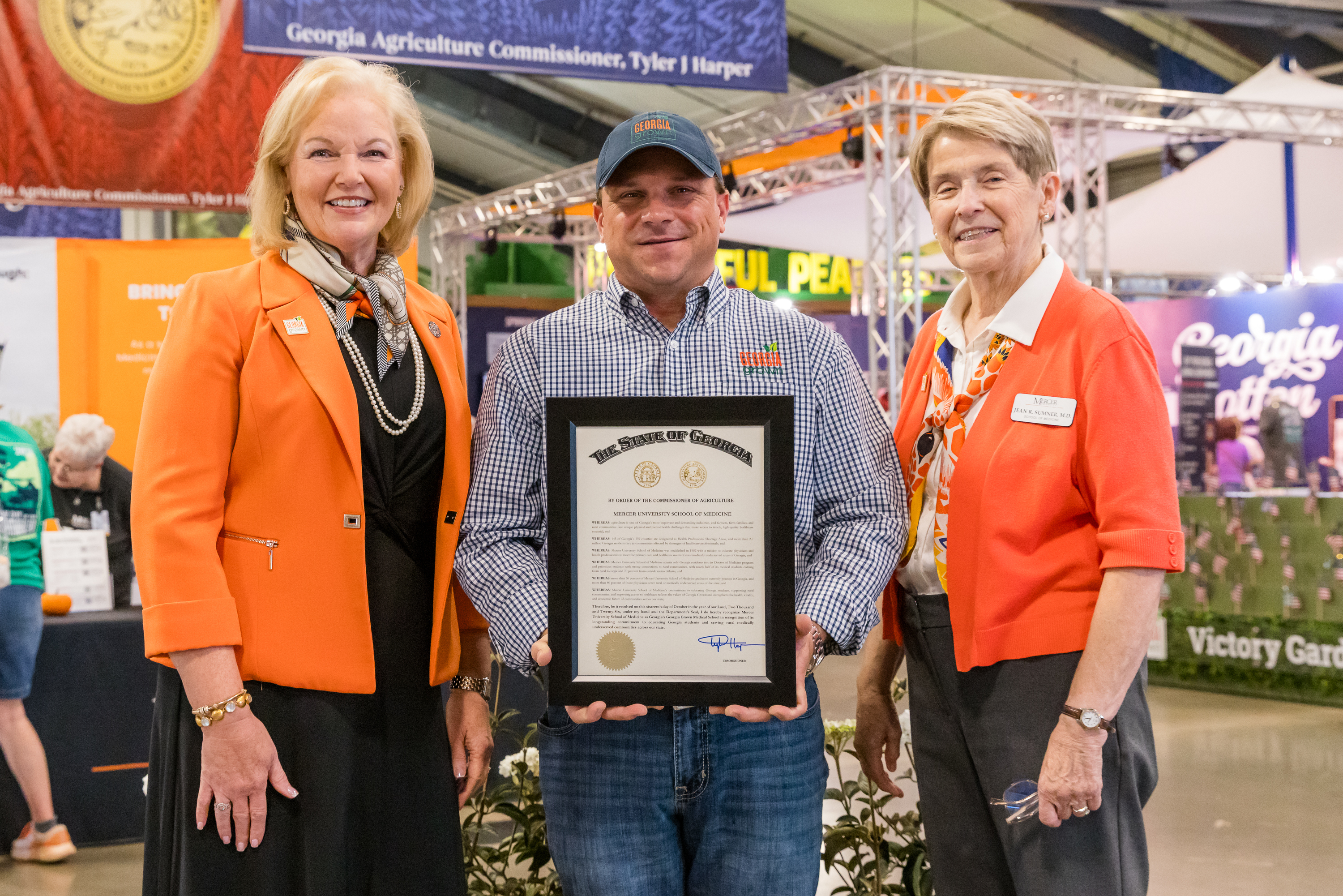Georgia Agriculture Commissioner Declares Mercer University School of Medicine the Official Georgia Grown Medical University in the State