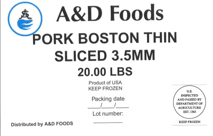 Star Meat Delivery Inc. Recalls Raw Pork, Beef, and Goat Products Produced Without the Benefit of Inspection