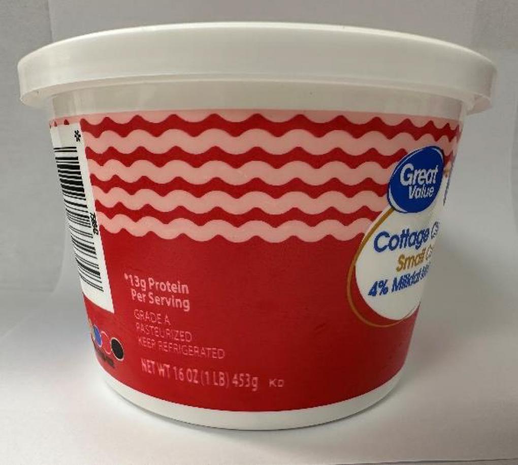 Saputo USA Recalls Great Value Cottage Cheese Because of Possible Health Risk Saputo USA Recalls Great Value Cottage Cheese Because of Possible Health Risk