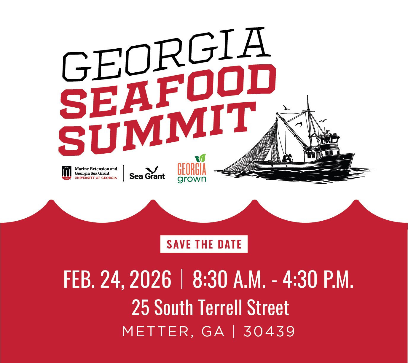 Georgia Seafood Summit - Event Flyer
