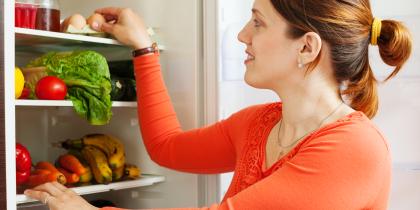 Cleaning your refrigerator after a food recall