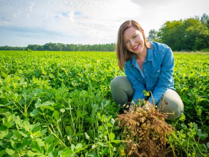 Woman On A Farm