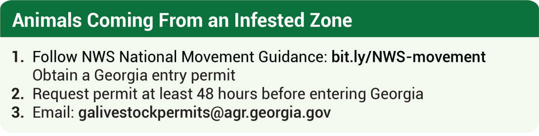 Georgia Expands Animal Entry Requirements Following Sixth New World Screwworm Detection in the U.S.