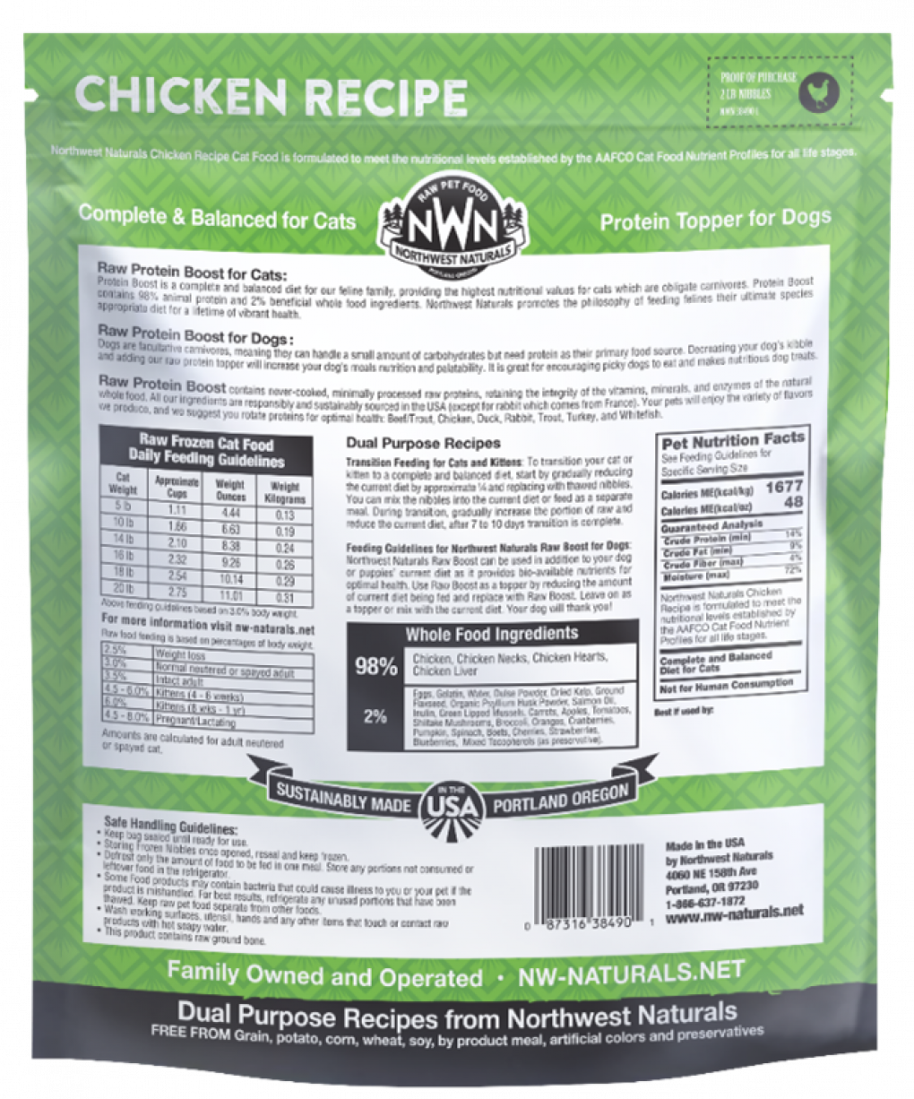 Northwest Naturals Voluntarily Recalls Two Raw Pet Food Products Because of Possible Salmonella & Listeria Monocytogenes Health Risk Northwest Naturals Voluntarily Recalls Two Raw Pet Food Products Because of Possible Salmonella & Listeria Monocytogenes Health Risk